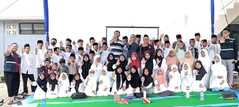 Sembelih 7 Hewan Kurban, LKSA Nurul Husna Ajak Anak Panti Belajar Berbagi dan Peduli