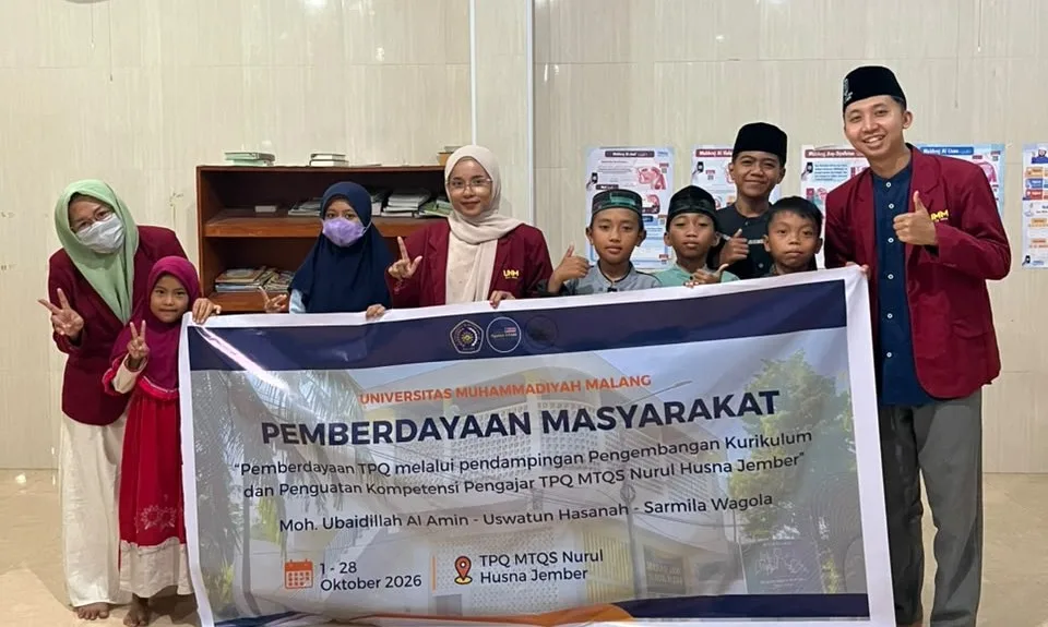 Mahasiswa Magister PAI UMM Dampingi Pengembangan Kurikulum TPQ MTQS Nurul Husna Jember